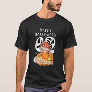 Halloween Kawaii Roter Panda T-Shirt