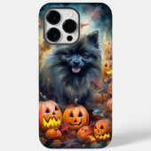 Halloween Keeshond mit Pumpkins Beängstigend Case-Mate iPhone Hülle (Rückseite)
