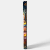 Halloween Keeshond mit Pumpkins Beängstigend Case-Mate iPhone Hülle (Rückseite / Links)