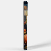 Halloween Keeshond mit Pumpkins Beängstigend Case-Mate iPhone Hülle (Rückseite / Rechts)