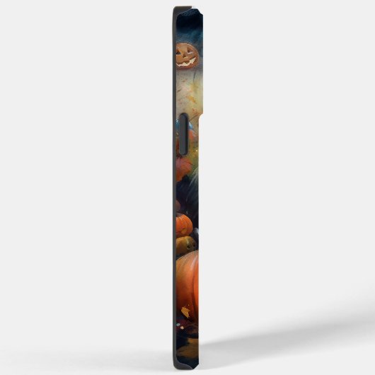 Halloween Keeshond mit Pumpkins Beängstigend Case-Mate iPhone Hülle (Rückseite / Rechts)