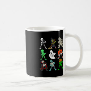 Halloween Keke tanzt Skelett und Monster Boys Kaffeetasse
