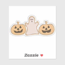 Halloween-Kekse Aufkleber