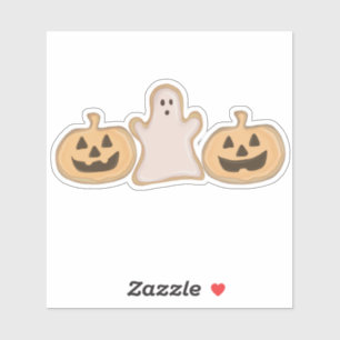 Halloween-Kekse Aufkleber