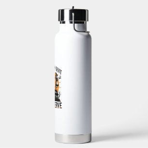 Halloween-Kellnerin-Shirt Besen Zerbrochen Humor_1 Trinkflasche