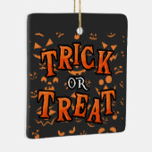 Halloween-Keramik für Trick- oder Treatschmuck Keramikornament (Rechts)