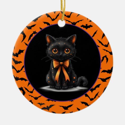 Halloween Keramik Ornament (Vorne)