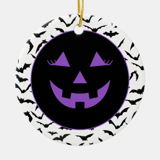 Halloween Keramik Ornament (Vorne)