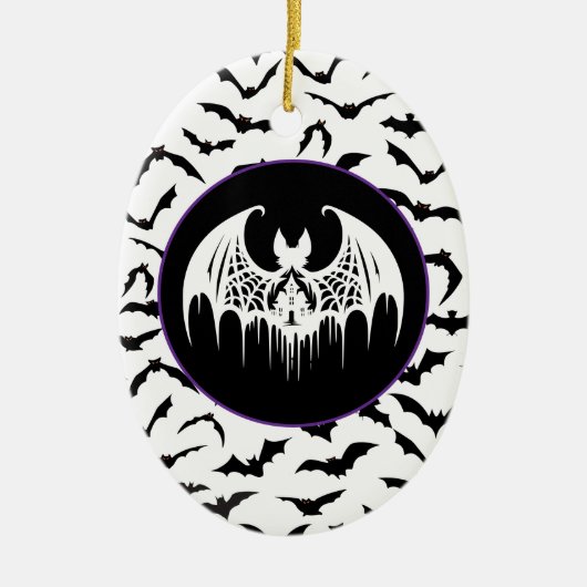 Halloween Keramik Ornament (Vorne)