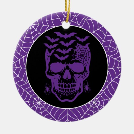 Halloween Keramik Ornament (Vorne)