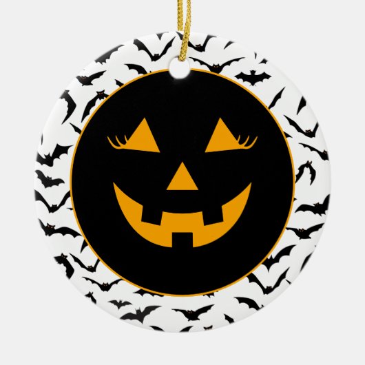 Halloween Keramik Ornament (Vorne)