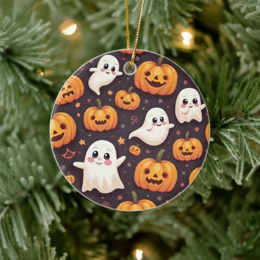 Halloween Keramik Ornament (Baum)