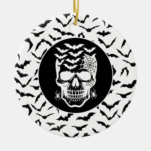 Halloween Keramik Ornament (Vorne)
