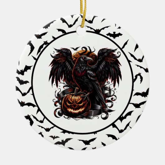 Halloween Keramik Ornament (Vorne)