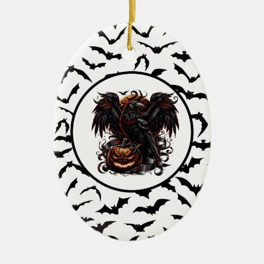 Halloween Keramik Ornament (Vorne)