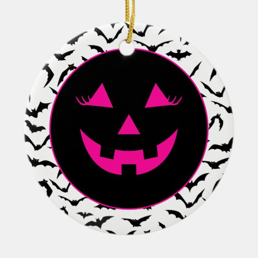 Halloween Keramik Ornament (Vorne)