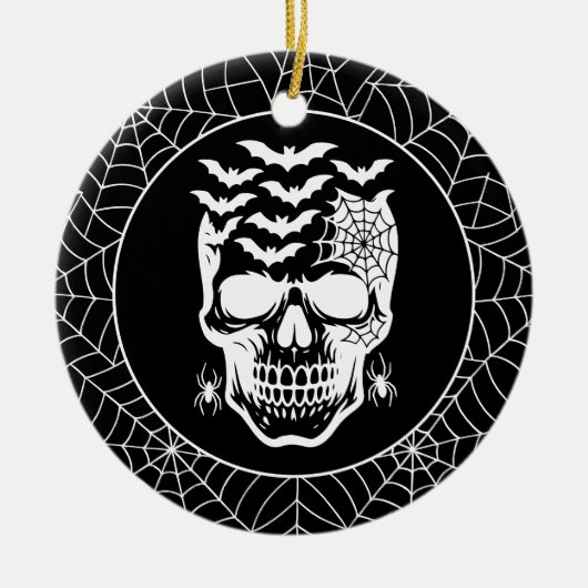 Halloween Keramik Ornament (Vorne)