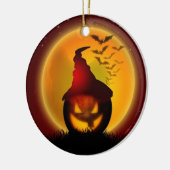 Halloween Keramikornament (Links)