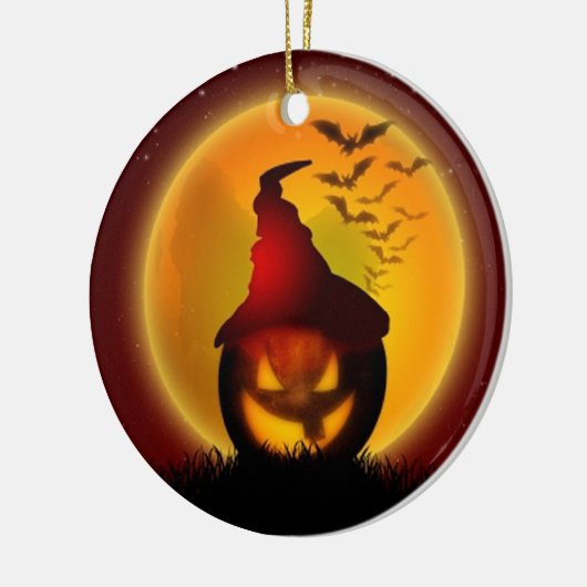 Halloween Keramikornament (Links)