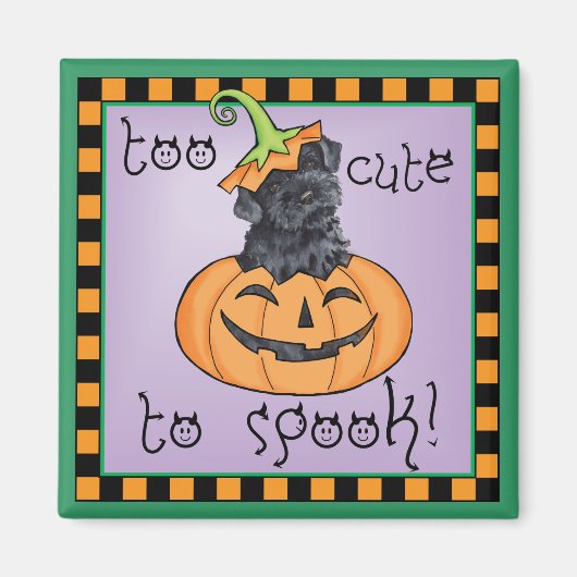 Halloween Kerry Blue Terrier Magnet (Vorne)