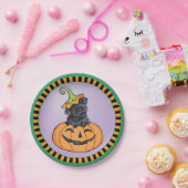 Halloween Kerry Blue Terrier Pappteller (Party)