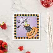 Halloween Kerry Blue Terrier Serviette (Beispiel)
