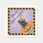 Halloween Kerry Blue Terrier Serviette (Vorderseite)