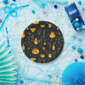 Halloween-Kessel und -Tränke Pappteller (Party)