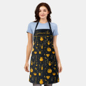 Halloween-Kessel und -Tränke Schürze (Getragen)