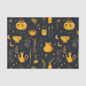 Halloween-Kessel und -Tränke Seidenpapier (Vorderseite)