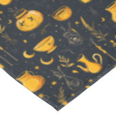 Halloween-Kessel und -Tränke Tischdecke (Schrägansicht)