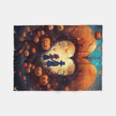 Halloween Kid Friendly Fleecedecke (Vorderseite (Horizontal))