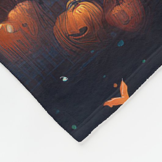 Halloween Kid Friendly Fleecedecke (Ecke)