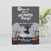 Halloween-Kid-Party Einladung (Stehend Vorderseite)