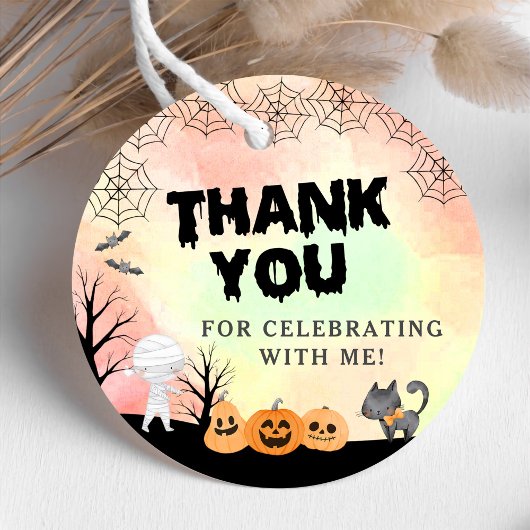 Halloween Kids Costume 1. Geburtstag Party Geschenkanhänger