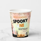 Halloween Kids Costume 1. Geburtstag Party Pappbecher (Vorderseite)