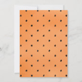 Halloween Kids Costume Geburtstagsparty Einladung (Rückseite)