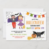 Halloween Kids Kostüm Extravagantes Dress Bats Par Einladung (Vorderseite)