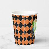 Halloween Kids Name Frankenstein Geburtstag Custom Pappbecher (Rechts)