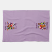 Halloween Kids-Party für Niedliche Kostüme Geschirrtuch (Horizontal)