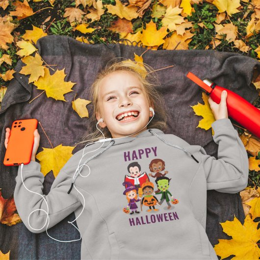 Halloween Kids-Party für Niedliche Kostüme Hoodie