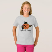 Halloween Kids T - Shirt "Echt mit Freundlichkeit" (Vorne ganz)