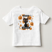 Halloween Kids T-Shirt - Personalisiertes Niedlich (Vorderseite)