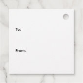 Halloween Kids Trick-or-Leckerei BOO Geschenkanhänger (Rückseite)