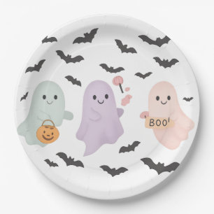 Halloween Kids Trick-or-Leckerei BOO Pappteller