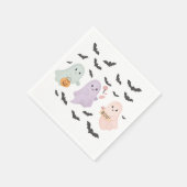 Halloween Kids Trick-or-Leckerei BOO Serviette (Ecke)