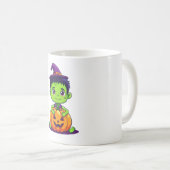 Halloween-Kind Kaffeetasse (VorderseiteRechts)