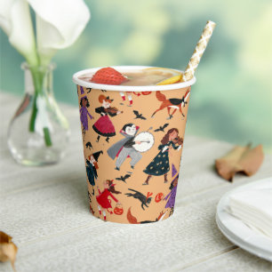 Halloween-Kinder All-Over-Druck Kostüm Orange Pappbecher