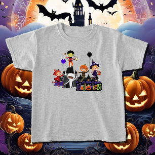 Halloween-Kinder im Kostümkind T-Shirt