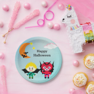 Halloween-Kinder Pappteller